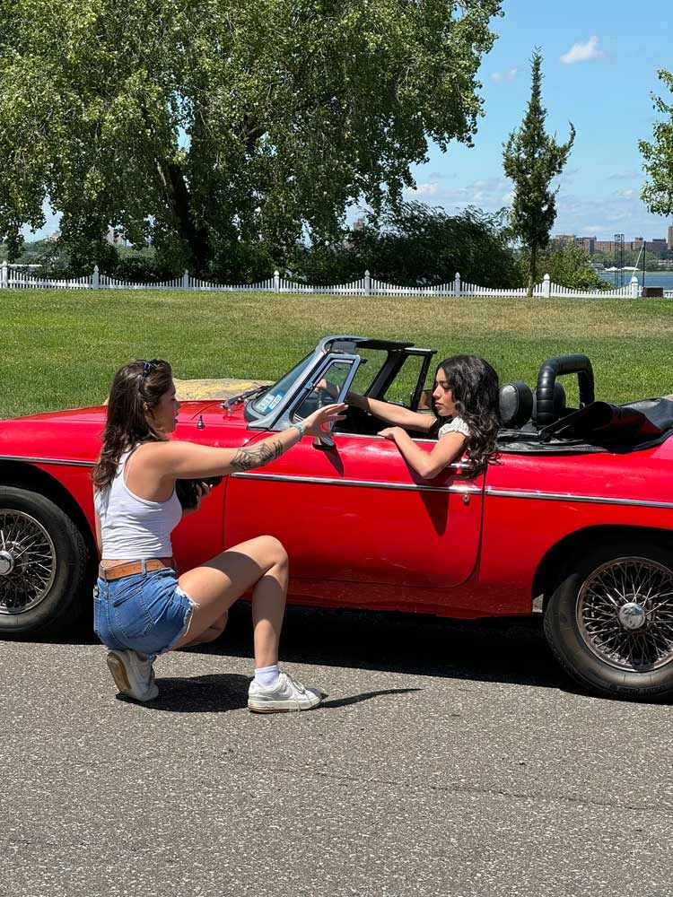 Chauffeured vintage car rental in NYC