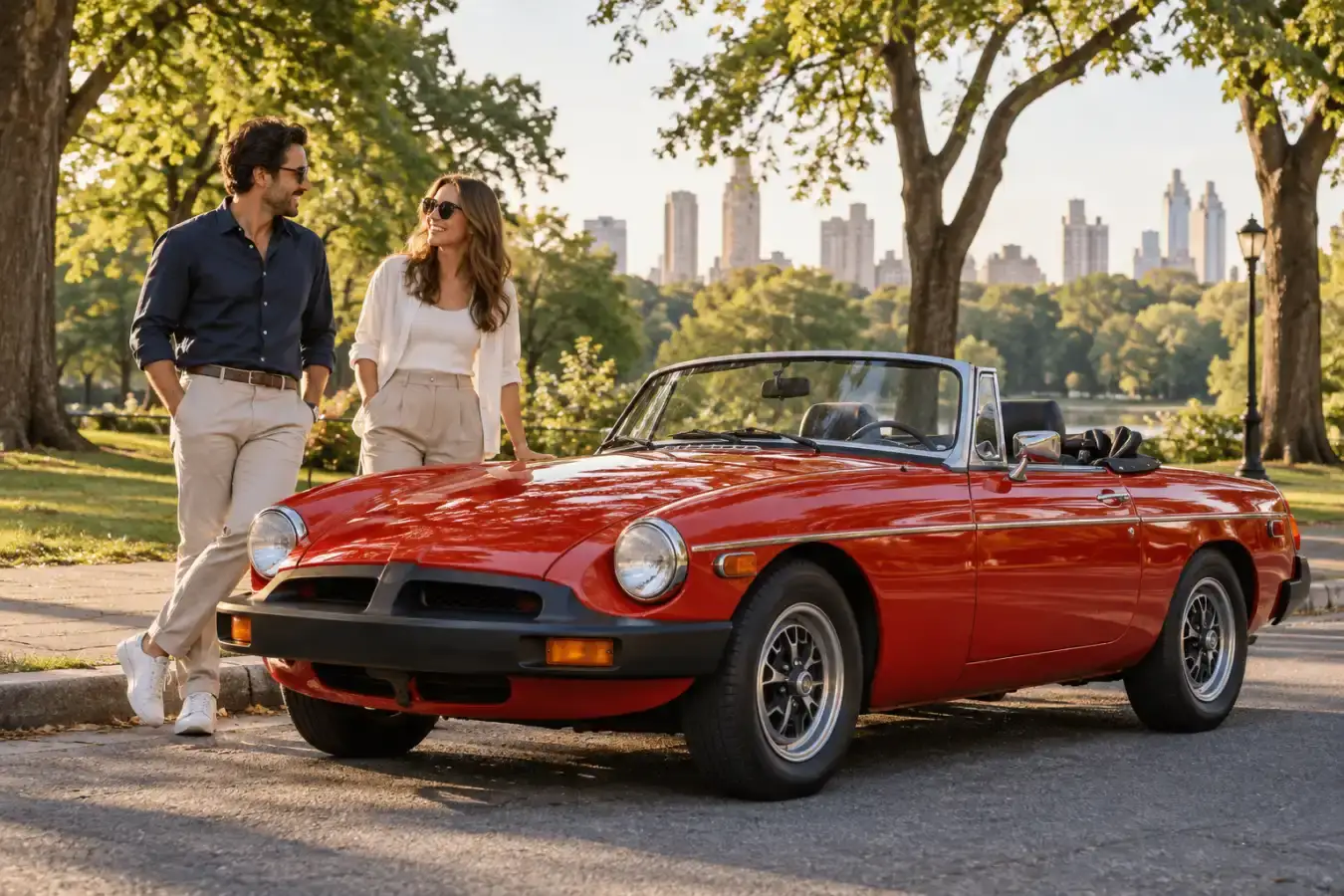 Photoshoots, Editorials, and Brand Campaigns — Vintage Car Rental NYC